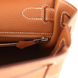 Hermes Kelly Retourne 28 Gold Togo Palladium Hardware