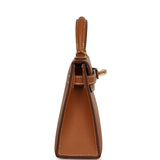 Hermes Kelly Sellier 20 Gold Epsom Gold Hardware