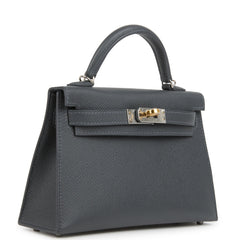 Hermes Kelly Sellier 20 Ardoise Epsom Electrum Hardware