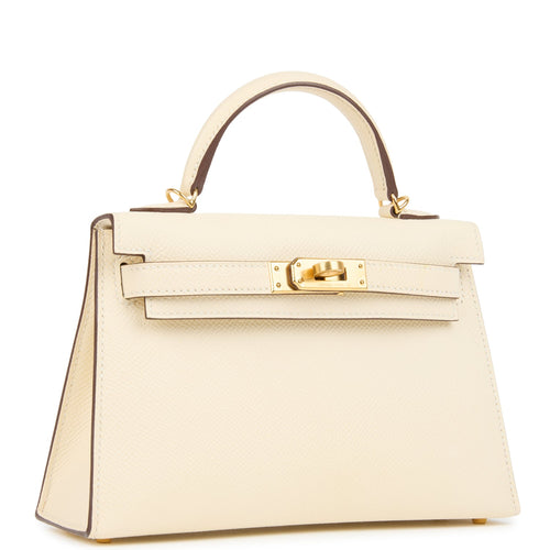 Hermes Kelly Sellier 20 Nata Epsom Gold Hardware