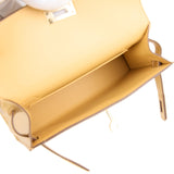 Hermes Kelly Sellier 20 Dore Chevre Chamkilight Permabrass Hardware