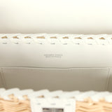 Hermes Mini Picnic Kelly 20 White Swift and Osier Wicker Palladium Hardware