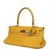 Vintage Hermes Shoulder Kelly JPG 42 Soleil Clemence Palladium Hardware