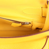 Vintage Hermes Shoulder Kelly JPG 42 Soleil Clemence Palladium Hardware