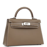 Hermes Kelly Sellier 20 Etoupe Epsom Palladium Hardware - Thumbnail View 2
