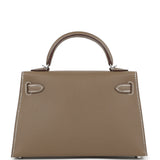 Hermes Kelly Sellier 20 Etoupe Epsom Palladium Hardware - Thumbnail View 4