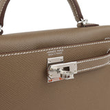 Hermes Kelly Sellier 20 Etoupe Epsom Palladium Hardware - Thumbnail View 7
