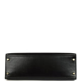 Pre-owned Hermes Kelly Sellier 32 Black Box Brushed Gold Hardware - Thumbnail View 6