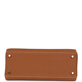 Pre-owned Hermes Kelly Retourne 28 Gold Togo Palladium Hardware