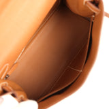 Pre-owned Hermes Kelly Retourne 28 Gold Togo Palladium Hardware