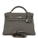 Hermes Kelly 42 Maxi Etain Togo Palladium Hardware - Thumbnail View 1
