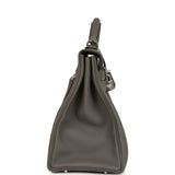 Hermes Kelly 42 Maxi Etain Togo Palladium Hardware - Thumbnail View 3