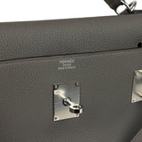 Hermes Kelly 42 Maxi Etain Togo Palladium Hardware - Thumbnail View 8