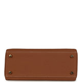 Pre-owned Hermes Kelly Retourne 25 Gold Togo Gold Hardware