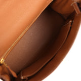 Pre-owned Hermes Kelly Retourne 25 Gold Togo Gold Hardware