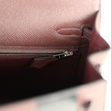 Hermes Kelly Sellier 25 Casaque Etoilee Rouge Sellier Epsom, Black Tadelakt, Rose Darling Chevre Mysore Palladium Hardware