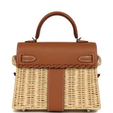 Hermes Mini Picnic Kelly 20 Gold Swift Palladium Hardware