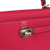 Hermes Kelly Retourne 25 Rose Mexico Togo Palladium Hardware