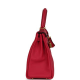 Hermes Kelly Retourne 25 Framboise Togo Gold Hardware