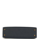 Hermes Kelly Sellier 20 Bleu Nuit Madame Gold Hardware - Thumbnail View 6