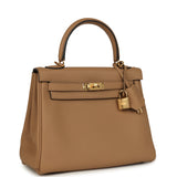 Hermes Kelly Retourne 25 Chai Togo Gold Hardware