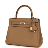 Hermes Kelly Retourne 25 Chai Togo Gold Hardware