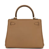 Hermes Kelly Retourne 25 Chai Togo Gold Hardware