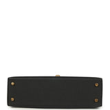 Hermes Kelly Sellier 20 Black Epsom Gold Hardware - Thumbnail View 6
