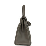 Hermes Kelly Retourne 28 Etain Togo Palladium Hardware