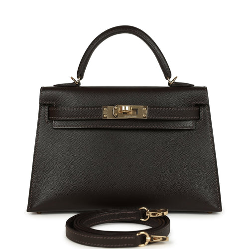 Hermes Kelly Sellier 20 Bai-Brun Madame Permabrass Hardware