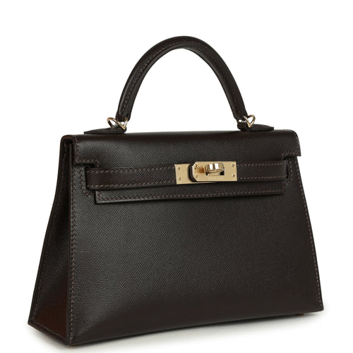 Hermes Kelly Sellier 20 Bai-Brun Madame Permabrass Hardware
