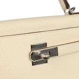Hermes Kelly Retourne 28 Nata Clemence Palladium Hardware