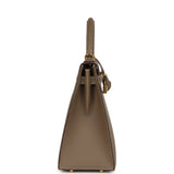 Pre-owned Hermes Kelly Sellier 32 Etoupe Epsom Gold Hardware - Thumbnail View 3