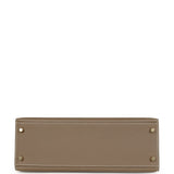 Pre-owned Hermes Kelly Sellier 32 Etoupe Epsom Gold Hardware - Thumbnail View 6