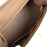 Pre-owned Hermes Kelly Sellier 32 Etoupe Epsom Gold Hardware - Thumbnail View 8