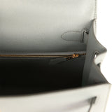 Pre-owned Hermes Kelly Sellier 28 Vert Amande Epsom Gold Hardware - Thumbnail View 9