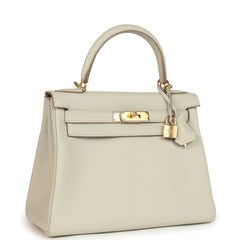 Hermes Kelly Retourne 28 Beton Togo Gold Hardware