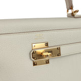 Hermes Kelly Retourne 28 Beton Togo Gold Hardware