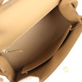 Hermes Kelly Sellier 25 Poussiere Epsom Electrum Hardware