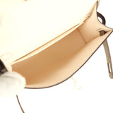 Hermes Special Order (HSS) Kelly Sellier 20 Nata and Etoupe Chevre Mysore Permabrass Hardware