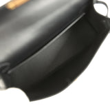 Hermes Kelly Sellier 20 Black Chevre Mysore Gold Hardware
