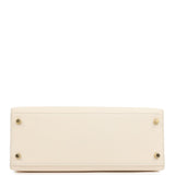 Pre-owned Hermes Kelly Sellier 28 Nata Epsom Gold Hardware - Thumbnail View 6