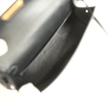 Hermes Kelly Sellier 20 Black Chevre Mysore Gold Hardware
