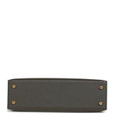 Hermes Kelly Sellier 20 Graphite Madame Gold Hardware