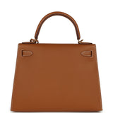 Hermes Kelly Sellier 28 Gold Epsom Gold Hardware - Thumbnail View 4