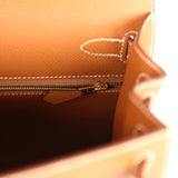 Hermes Kelly Sellier 28 Gold Epsom Gold Hardware - Thumbnail View 9