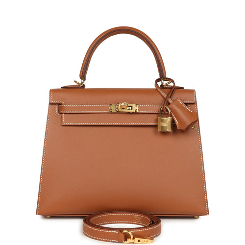 Hermes Kelly Sellier 25 Gold Madame Gold Hardware
