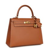Hermes Kelly Sellier 25 Gold Madame Gold Hardware