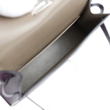 Hermes Kelly Sellier 20 Raisin Verso Chevre Mysore Palladium Hardware