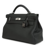 Hermes Kelly 42 Maxi Plomb Togo Palladium Hardware
